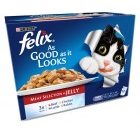Felix Wet Cat Single Serve As Good As It Looks Meat Selection