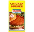 Americana Cheese Burger 4S Unbreaded