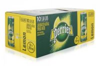 Perrier Citron Sparkling Water - 10 x 250 ml