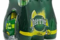 Perrier Mineral Lemon Water - 6 x 200 ml