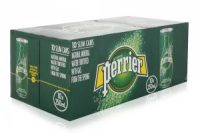 Perrier Natural Mineral Water with Gas - 10 x 250