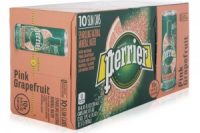 Perrier Pink Grapefruit Sparkling Water - 250 ml x