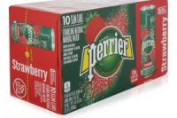 Perrier Strawberry Sparkling Water - 10 x 250 ml