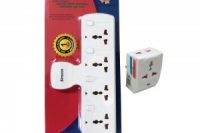 Sirocco Multi Socket 4Way+Travel Adptr
