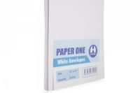 Paper One Envelopes - White, 20 Pieces