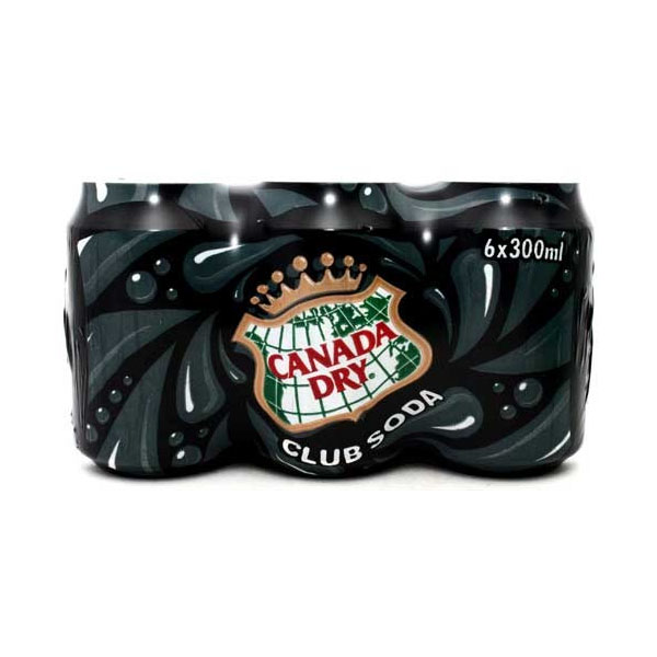 Canada Dry Club Soda 6 Pack