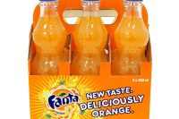 Fanta Orange Glass Bottle