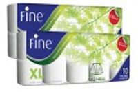 Fine Toilet Roll - 10 Rolls Twin Pack