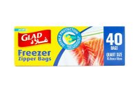 Glad Freezer Zipper Bags Quart Size