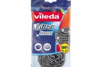 Vileda Inox Metallic Spiral Scourer 2Pcs