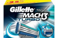 Gillette Mach3 Turbo Mens Razor Blade Refills