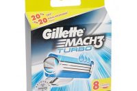 Gillette Pack Of 8 Mach3 Turbo Cartridges