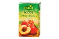Hello Apple and Peach Juice