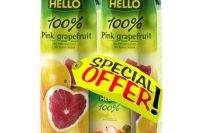 Hello Pink Grapefruit Juice plus free 250ml Juice