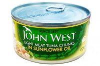 John West Light Meat Tuna Chunks In Sunflower Oil