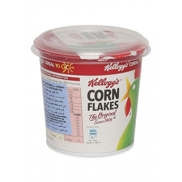 Kelloggs Corn Flakes Cereal Cup 35 g