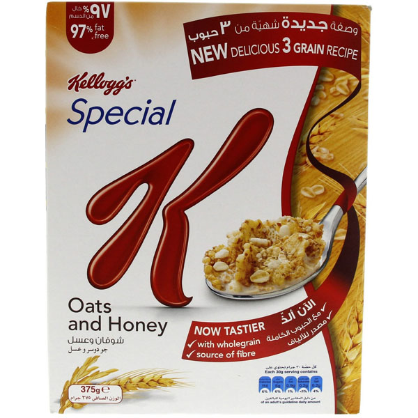 Kelloggs Special K Oats & Honey 375 g Nextbuy.ae