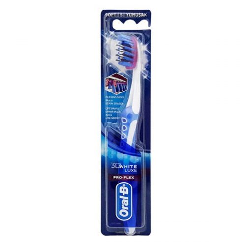 Oral B 3D White Luxe Pro Flex 38 Soft Whitening Manual Toothbrush ...