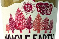whole earth crunchy organic peanut butter 340g